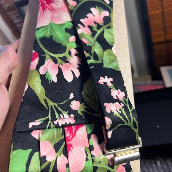 Lord West Crown Collection Flower print cumberbund - Picture 13 of 13